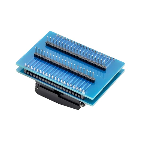 Liten IC-brikke Test Socket TQFP44 til DIP40 Brenneadaptersete Effektiv