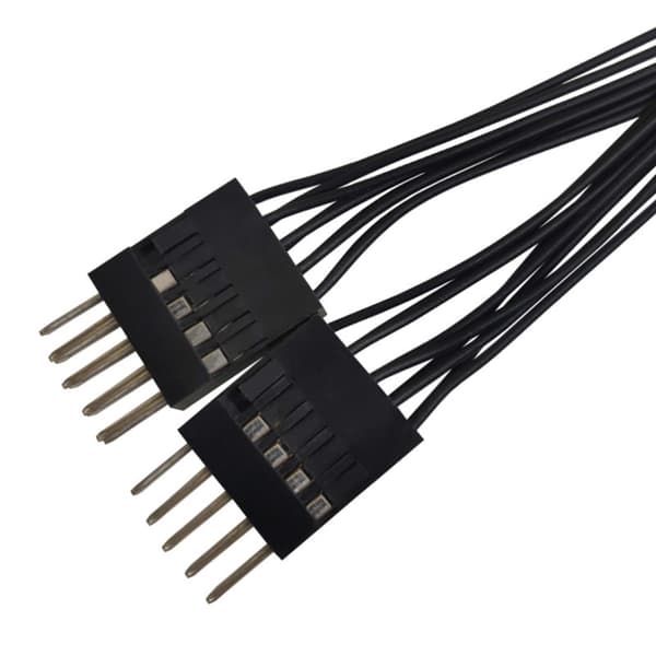 Hovedkort 9-pinners USB2.0-header 1 til 2 forlengelsesadapteromformerkabel 10 cm