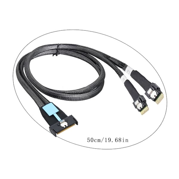 Professionel Serverkabel fra 8i til 2x SFF 8654 4i for Stabil