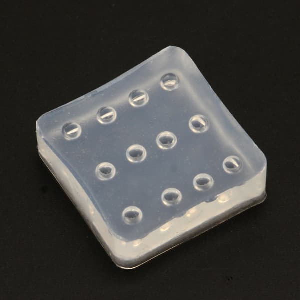 Silikoneforme til perler Runde perler Resinforme Mini Ovalt Vedhæng Epoxyform