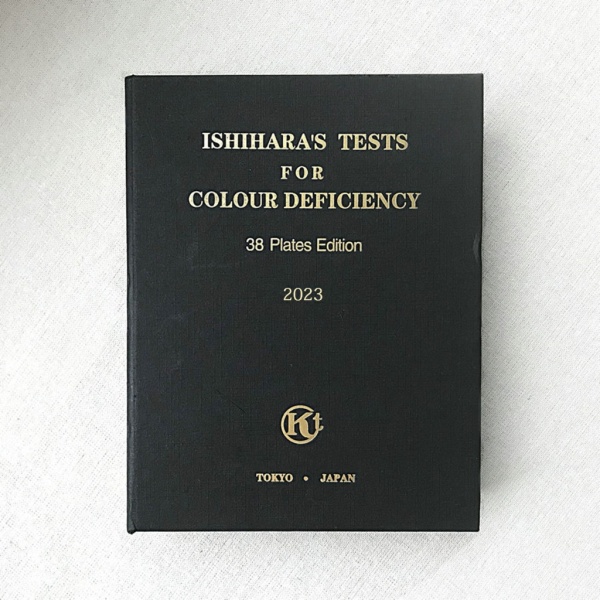 Oftalmisk optisk optometri Ishihara bok 38 plattor Färgblindhet Färgbrist testbok för förarskola