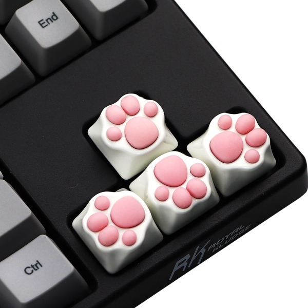 Aluminiumikon Kitty Paw Keycap för Cat Paw Pad Tangentbordsknappsats för Key Cap 2