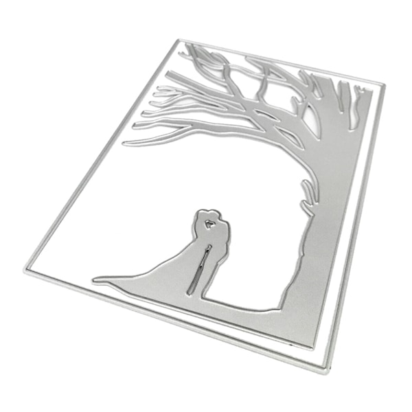 Pariskunta Metallileikkurit Sapluuna DIY Scrapbooking Album Leima Paperikortti Kohokuviointityö