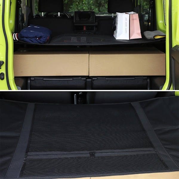 Auton tavaratilan verkko säilytyskassi suojus järjestelmä Jimny JB64 JB74 -malleille