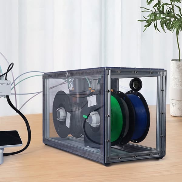 För Lab Mini Torkbox 3D-skrivartillbehör PET-panel Kapsling Dammtät
