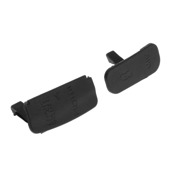 Gränssnitt USB AV OUT HDMI-kompatibel MIC Gummidörr Cover För Canon 600D