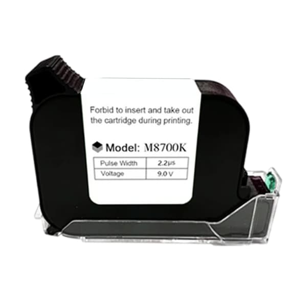 M8700K Hurtigtørrende Sort Blækpatron til Håndholdt Inkjetprinter Sort