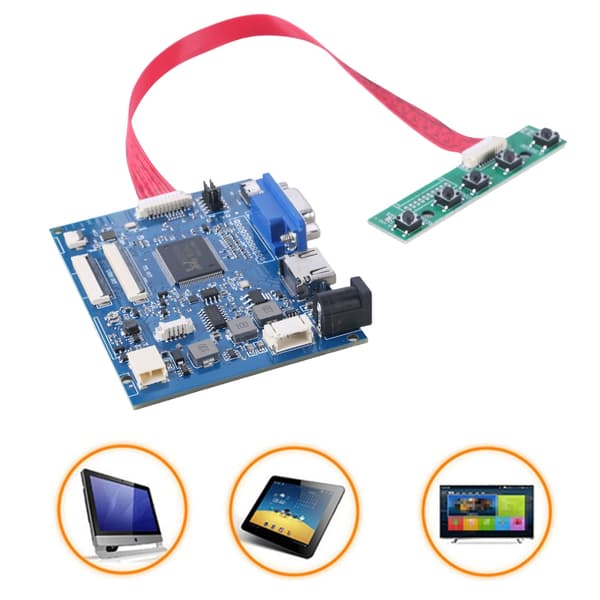 DC5V LCD Driver Board Touch Screen Display Modul Plade 50Pin TTL 40Pin LVDS
