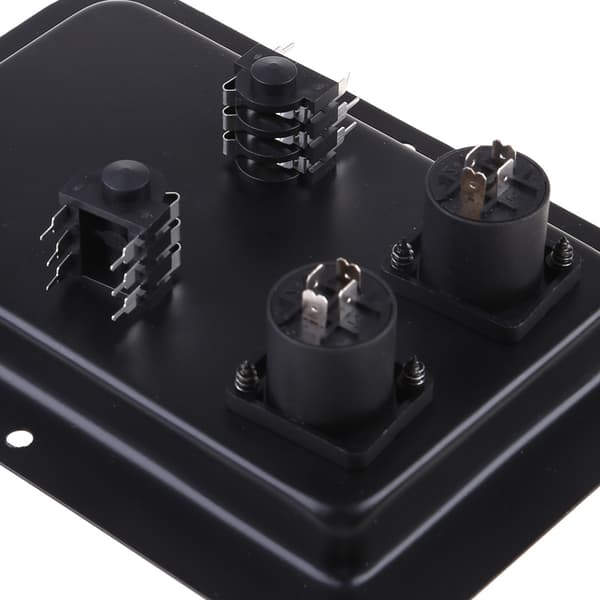 4-Core Socket Jack Plate Terminal Binding Post Dobbelt Speakon Input PA DJ Højttaler