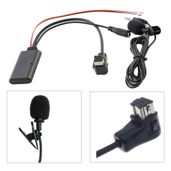 Auto Aux Adapter Bluetooth-kompatibel Mikrofon til P99 P01