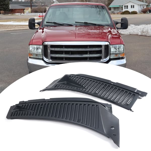 Vindusvisker Ventilasjonsdeksel Grillpanel for 1999-2007 F-450 Excursion