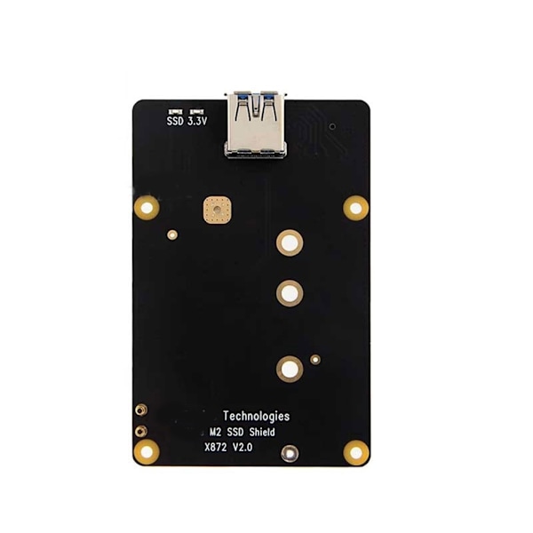 X872 USB 3.0 M.2 NVMe Solid Disk Udvidelseskortmodul til RPi 4 Adapter