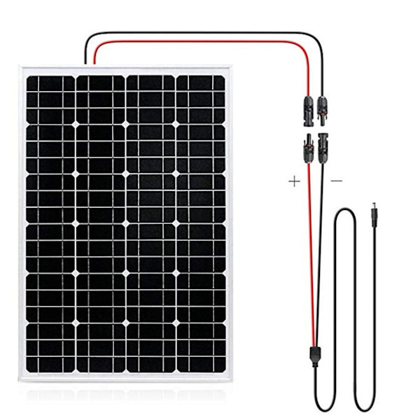 DC5521 Solar Panel Connector Solar Inverter Connector Solar Power Supply 5,5x2,1mm Plug Adapter Kabel 0,5m 14AWG Adapter