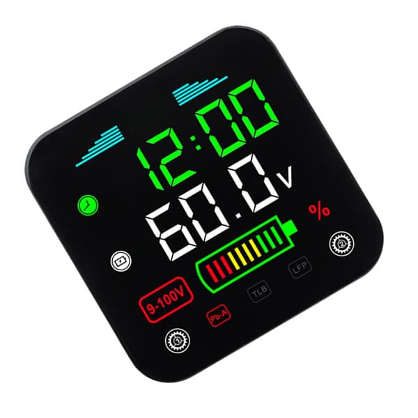LCD Digital Meter DC9-100V Batterikapasitetsindikator Litium Batteritester