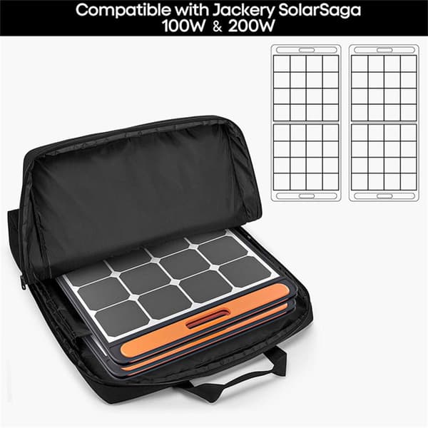 Foldbar Solpanel Opbevaringstaske for Hurtig og Nem Adgangsorganisation