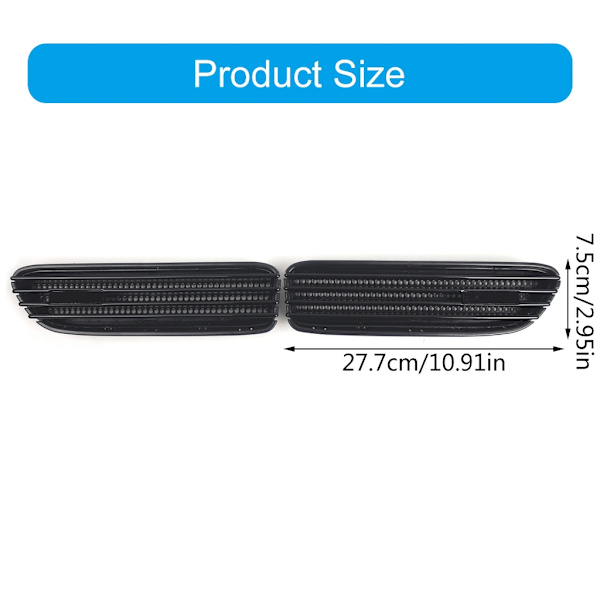 Utvendig Side Grill Ventil Ramme Frontfanger Beskyttelsesskall For E46 51137895914