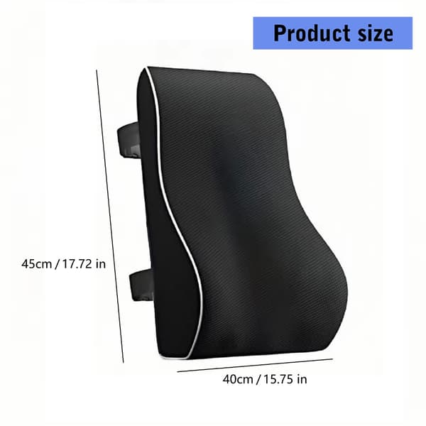 Memory Foam Lumbar Støttepute Bilsete Og Kontorstol Midjestøtte