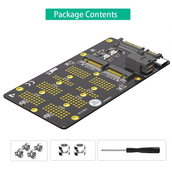 NVME M.2 til SATAIII og SFF 8643 Konverter Adapter til Computer