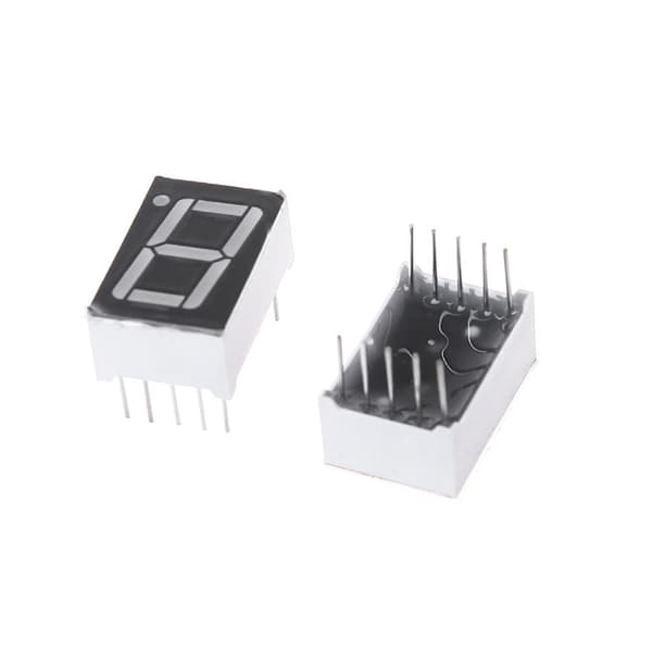 10 st 0,56 tum 7 segment 1 digital LED-skärm Röd Common Cathode digitala rör