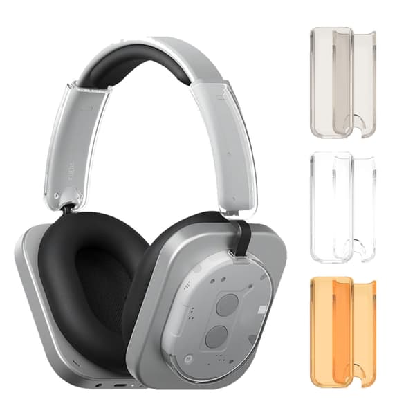 Hodebøyle Hodebjelke PC-deksel for Hodetelefon(1) Headset Transparent gray