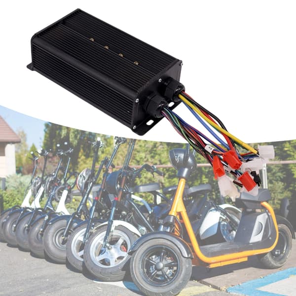 18 Rørs Motorcontroller 48V-64V 22A-25A Output Vandtæt Til E Cykel E Scooter Silver