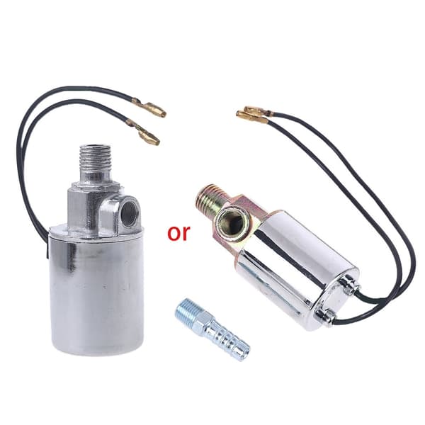 til DC 12V Solenoid Kraftig Elektrisk til Ventil Metalhus 1/4\" til Lastbil