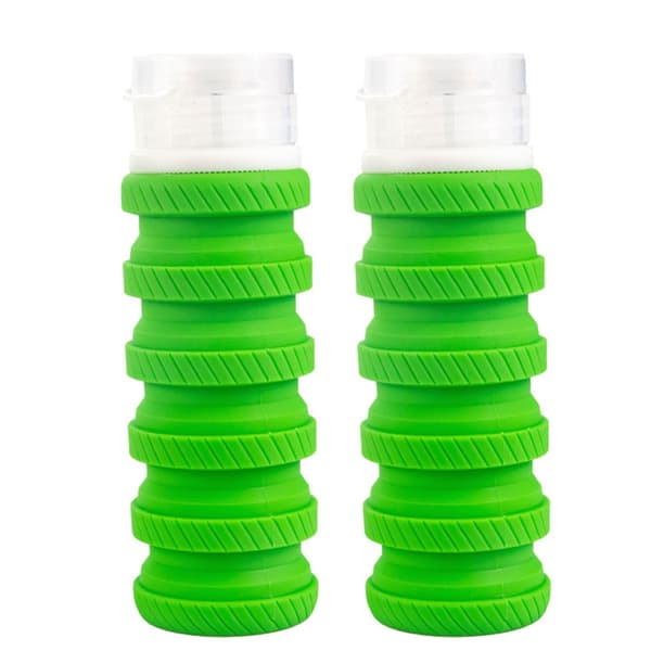 Läcksäker Silikon Klämflaska Flytande Schampo Balsam Multipurpose Green