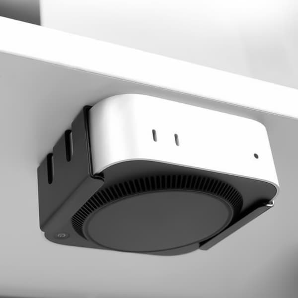Kulstofstål Under Skrivebordsbeslag til Mfour CPU-holder