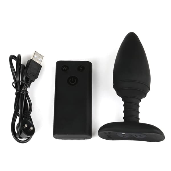 Electro Shock Anal Massager Butt Plug Prostata Elektrisk Stimulation Anal Legetøj