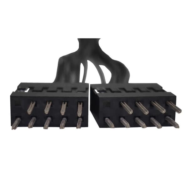Hovedkort 9-pinners USB2.0-header 1 til 2 forlengelsesadapteromformerkabel 10 cm