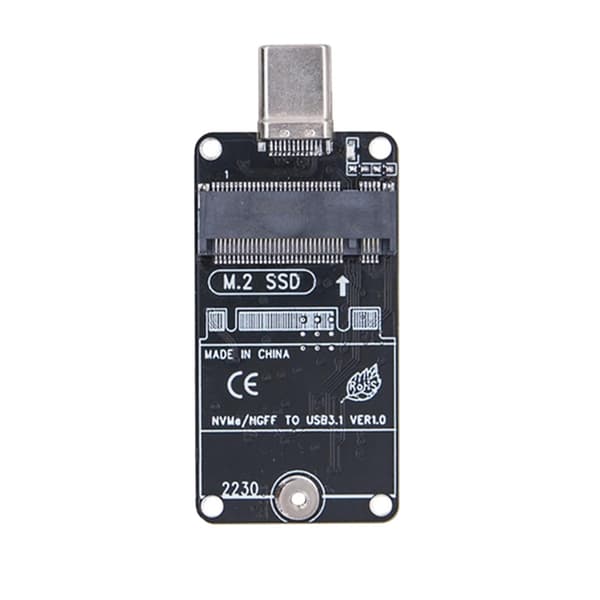Kapsling SSD NVME till USB Adapter USB3.1 Typ C SSD Fodral Kapsling Risers