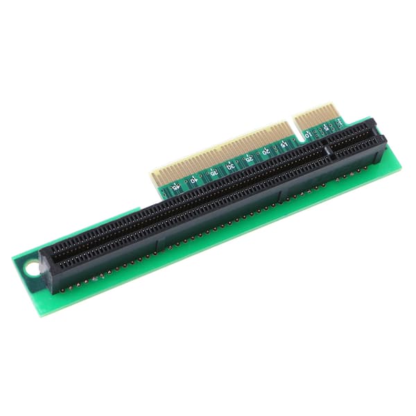 90 Graders PCI-E 8X Han til 16X Hun Riser Adapter til 1U 2U Support GPU