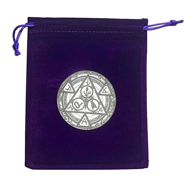 Tarotkort Sammetsförvaringsväska Smyckespåse Oracle Card Organizer Brädspelskort Dragsko Väska Häxkonsttillbehör 13
