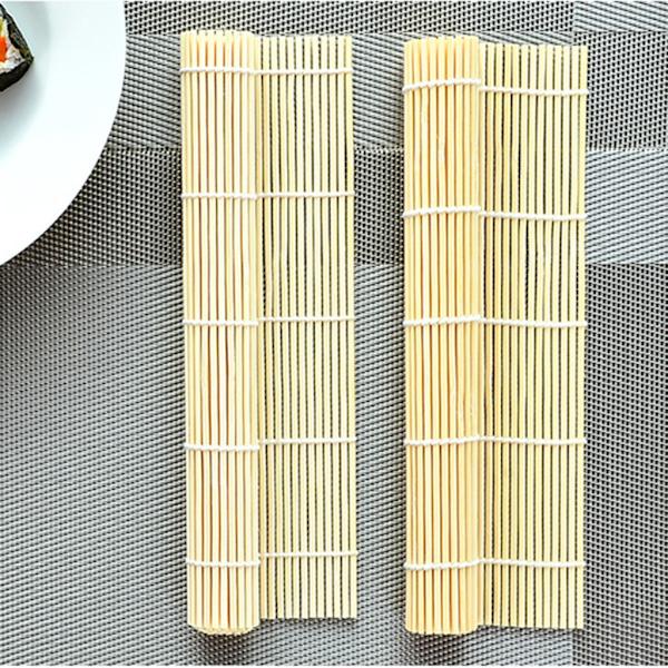Bambu rullmatta DIY Onigiri Rice Roller Bambu Sushi rullmatta för nybörjare