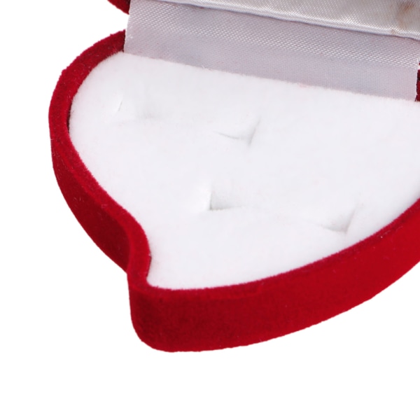 Premium sammetsring Smycken Organizer Presentförpackning för förslag Engagemang Födelsedag Juljubileum