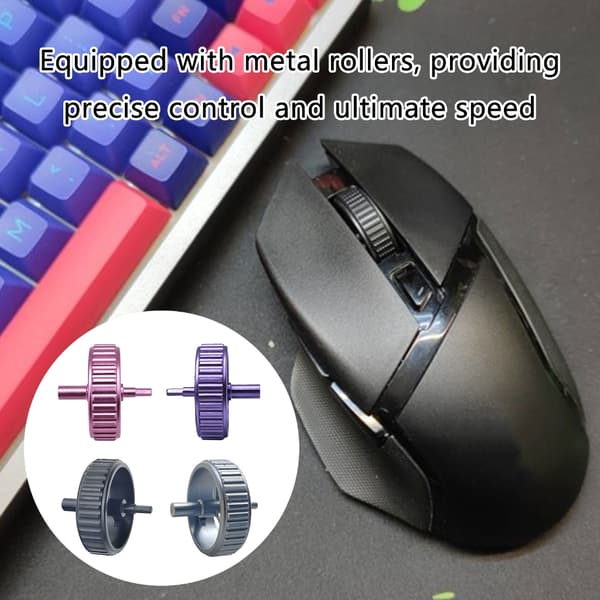 Metal Musehjul Præcis Sensor Aluminium Til Basilisk 3 X HyperSpeed Gray