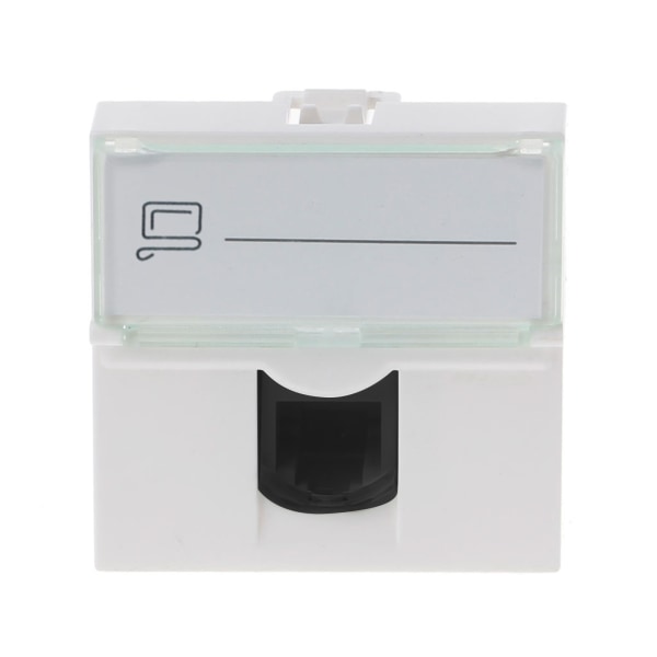 CAT6 Nettverksmodul Informasjonskontakt RJ45 8P8C Koblingsadapter Keystone Jack Standard Veggplate