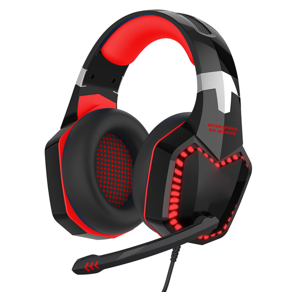 Trendiga Gaminghörlurar Over-Ear Headset med Mjuka Öronkuddar i Memory Foam Basljud Perfekt Present till Make Pojkvän