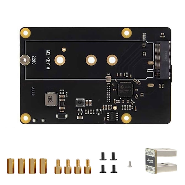 X872 USB 3.0 M.2 NVMe Solid Disk Udvidelseskortmodul til RPi 4 Adapter