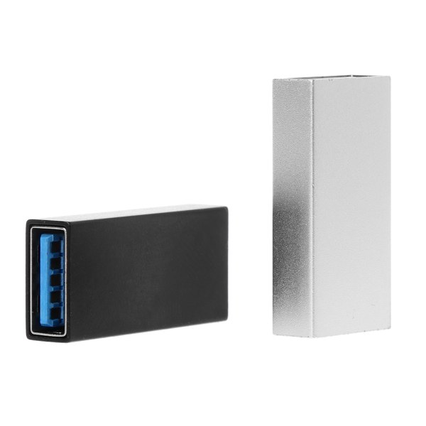 USB 3.0 Coupler Hona till Hona Adapter Super Speed USB 3.0 Coupler Extender Connection Converter Black