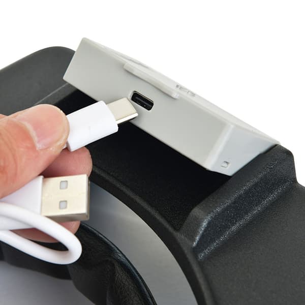 Forstørrelsesheadset med 4 LED-lys, USB-genopladeligt til præcisionsarbejde