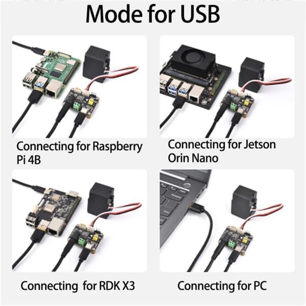 Seriel Bus Servo Driver Board Integrerer Servo Strømforsyningskontrolkredsløb