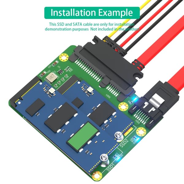 6Gps To NGFFs Key B SSD'er til SATA3.0 2.5\" Adaptere til Bærbare Computere Kort