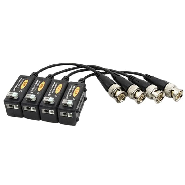 8MP Video Balun BNC Over Cat5e Extender til Sikkerhedssystem Installation