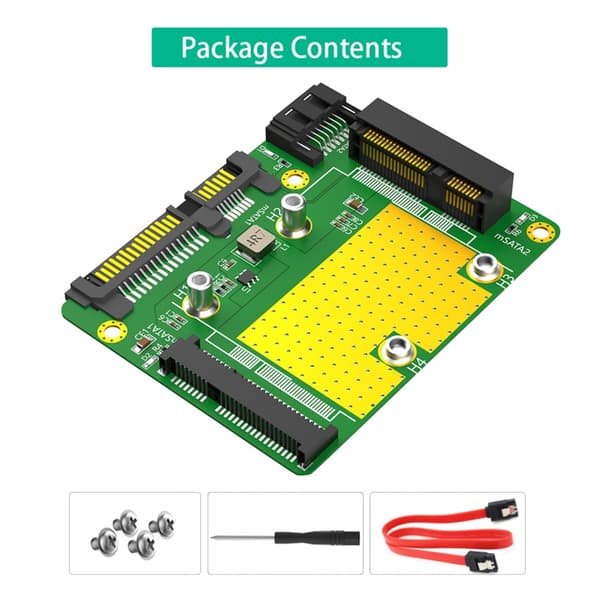 To Msata SSD-er til Sata3.0 To Adapter 6Gdps SSD-konvertere