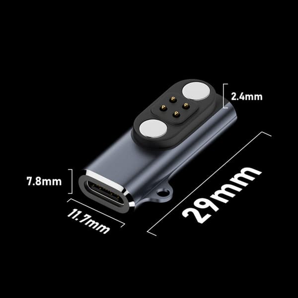 Type C til 4-pin stik hoved til udskiftning af knogleledningshovedtelefoner B