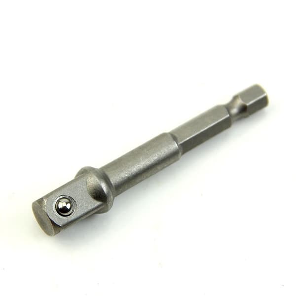 1/4\" boremaskine bit driver hex socket stangnøgle adapter forlænger