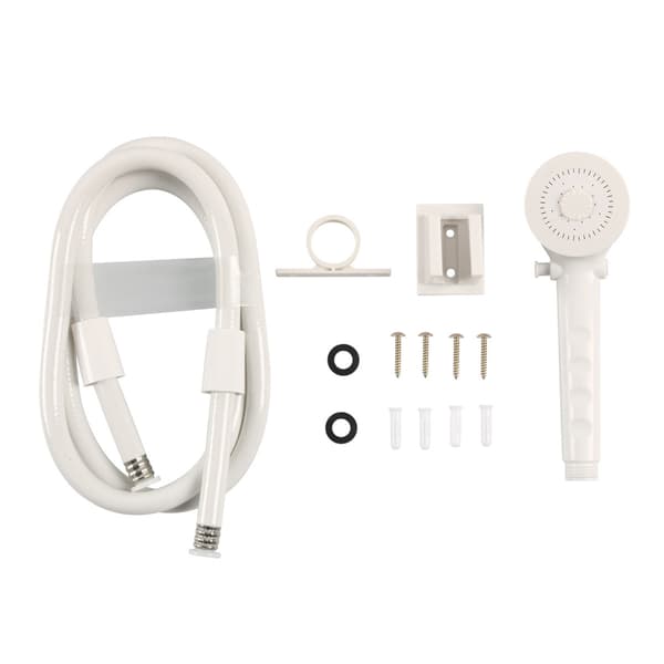 Duschslang 1,5M ABS Flexibel Rör För Husvagnar Husbil Badrumsinstallation White shower