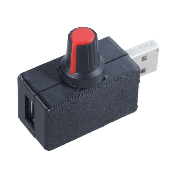 USB Fläktkontroller med Steglös Hastighetsmodul 5V Regulator Modul för Skrivbord