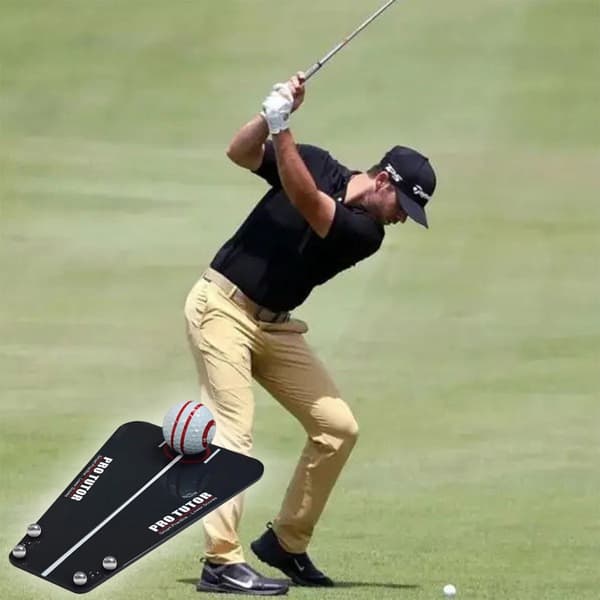 Bärbar Golf Putting Tutor Inomhus Simuleringsbana Swing Enhet Tålig